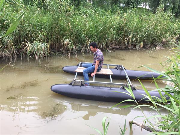 Carbon fiber buoy surface test